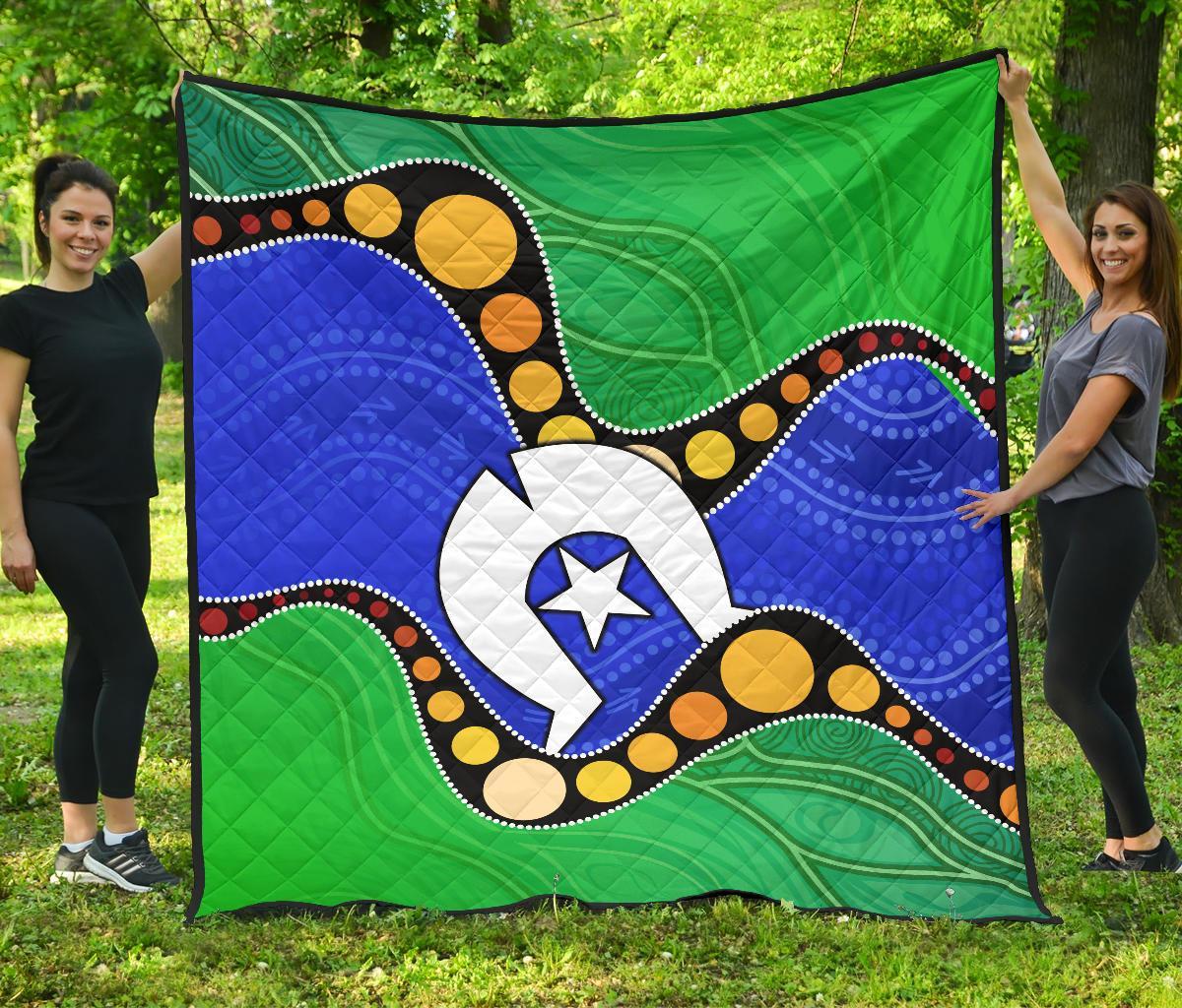 torres-strait-islands-premium-quilt-flag-with-aboriginal-patterns
