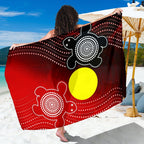 aboriginal-sarong-indigenous-circle-dot-painting-style