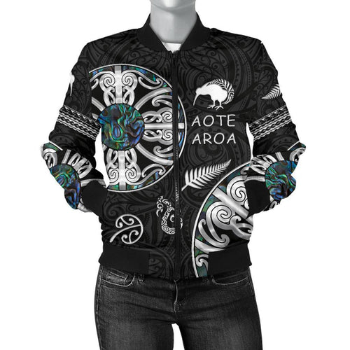 new-zealand-aotearoa-women-bomber-jacket-maori-mangopare-paua-shell