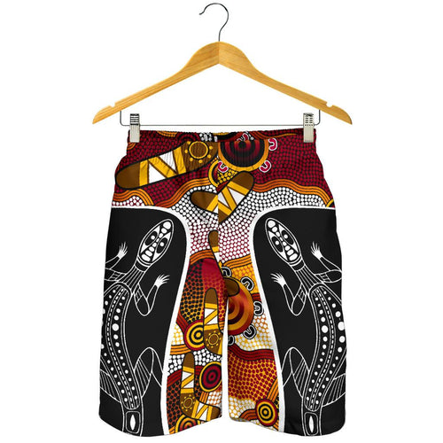 aboriginal-shorts-lizard-patterns-boomerang-indigenous-dot-painting-men