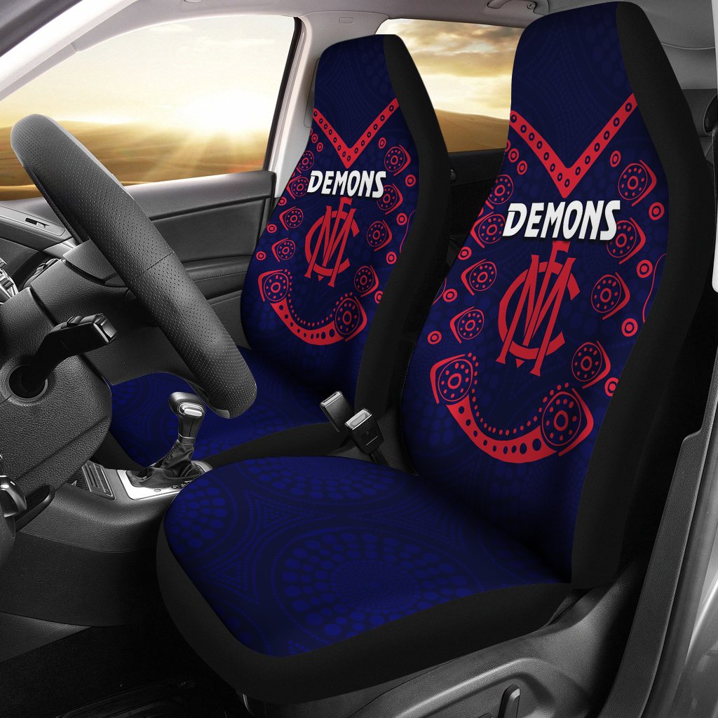 melbourne-demons-indigenous-car-seat-covers-football
