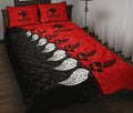 quilt-bed-set-nz-aotearoa-silver-fern-koru-style-red