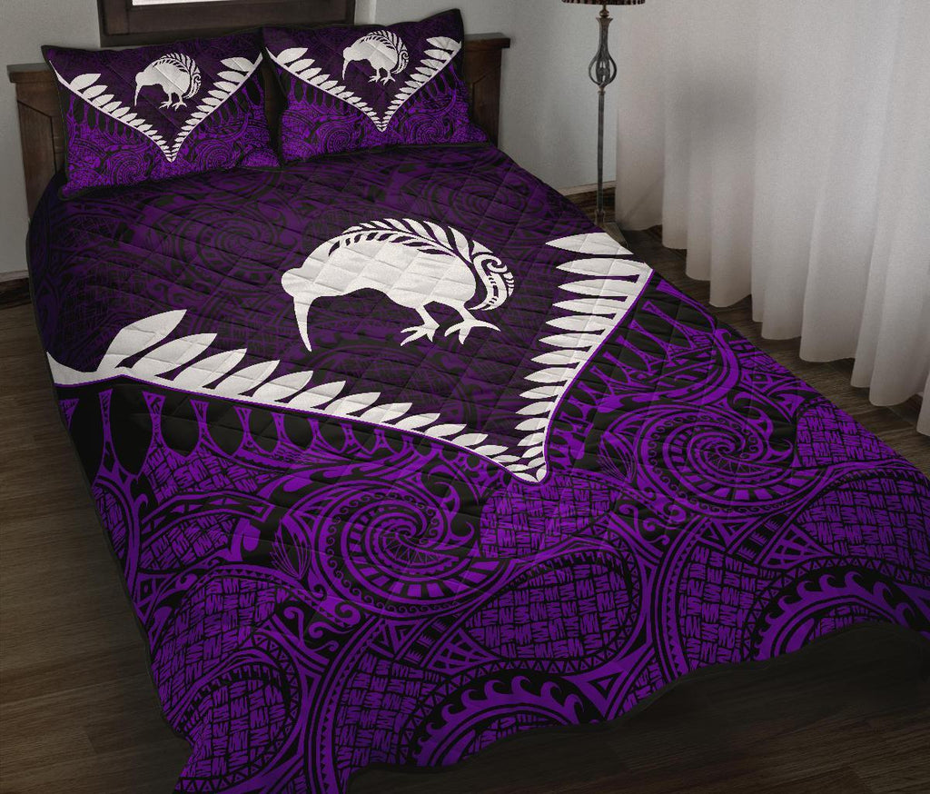 kiwi-silver-fern-classic-quilt-bed-set-purple