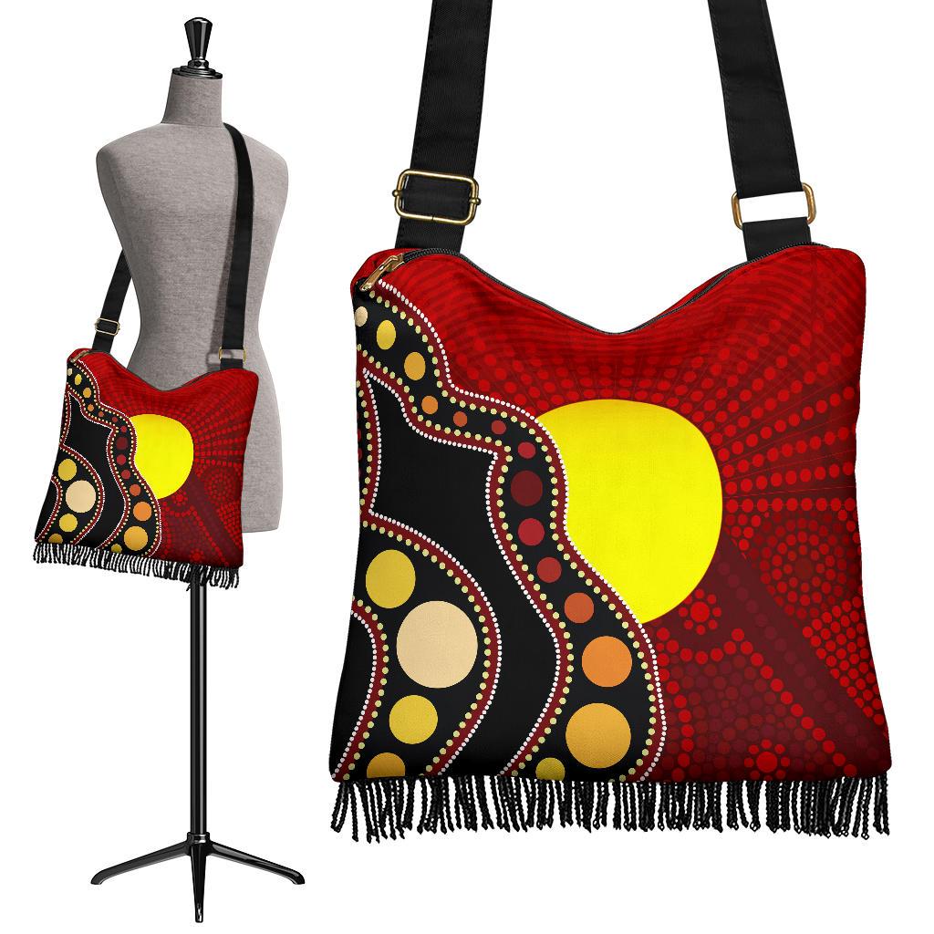 boho-handbag-australia-indigenous-flag-circle-dot-painting-art-tote-bag