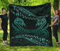 aotearoa-premium-quilt-turquoise-maori-manaia-with-silver-fern