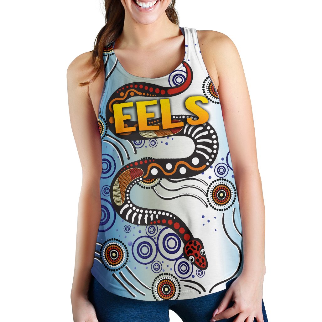 Parramatta Women Racerback Tank Eels Simple Indigenous - Vibe Hoodie