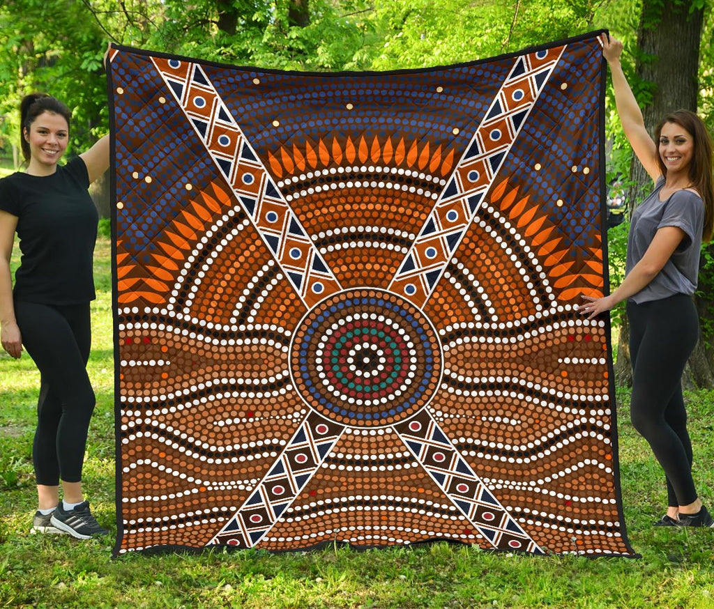 premium-quilts-aboriginal-dot-painting-quilts-ver01