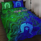 custom-aboriginal-quilt-bed-set-torres-strait-islands-flag