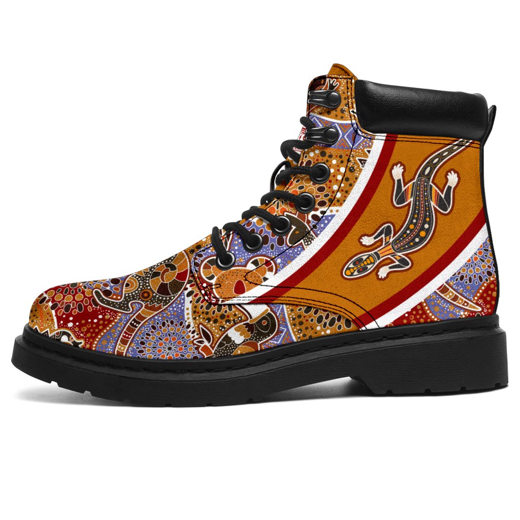 aboriginal-boots-lizard-kangaroo-patterns-australia-coat-of-arms-all-season