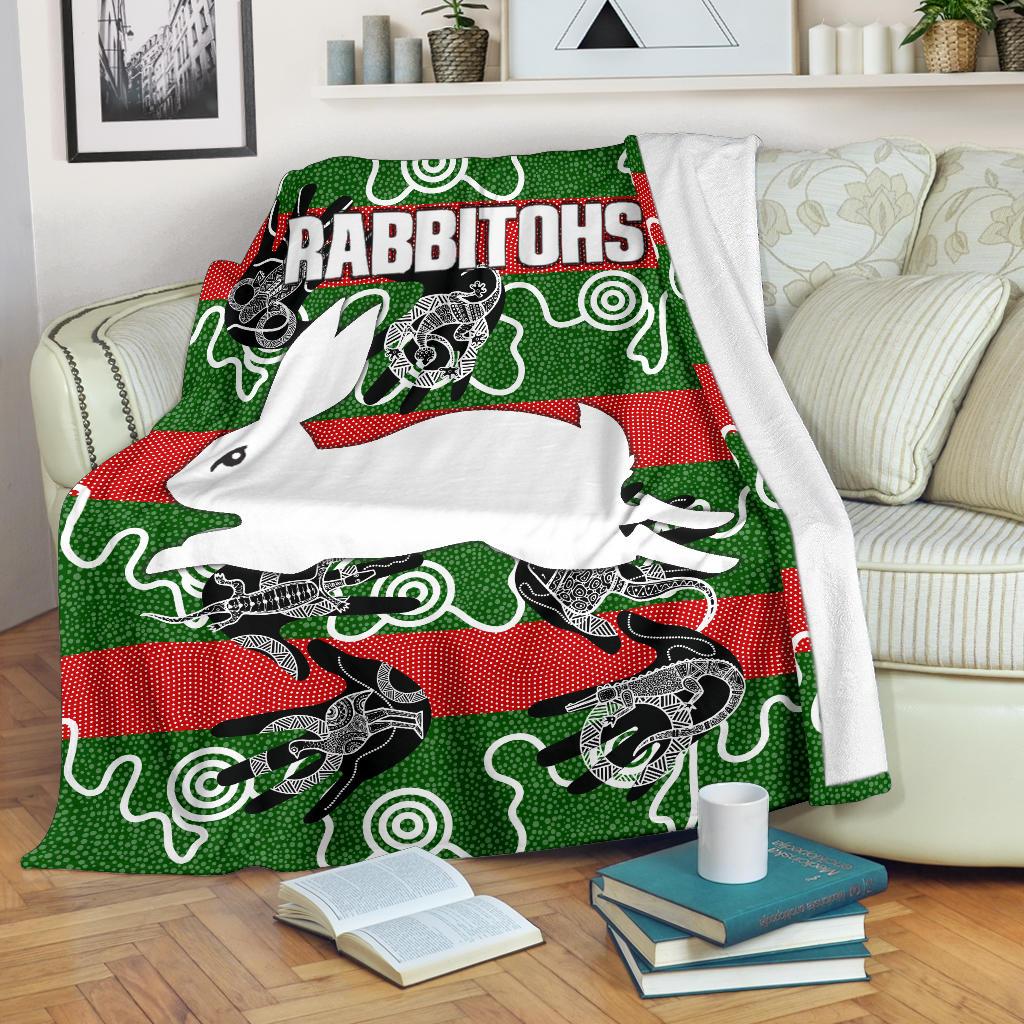 rabbitohs-premium-blanket-animals-aboriginal