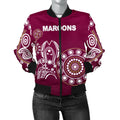 queensland-womens-bomber-jacket-maroons-simple-indigenous