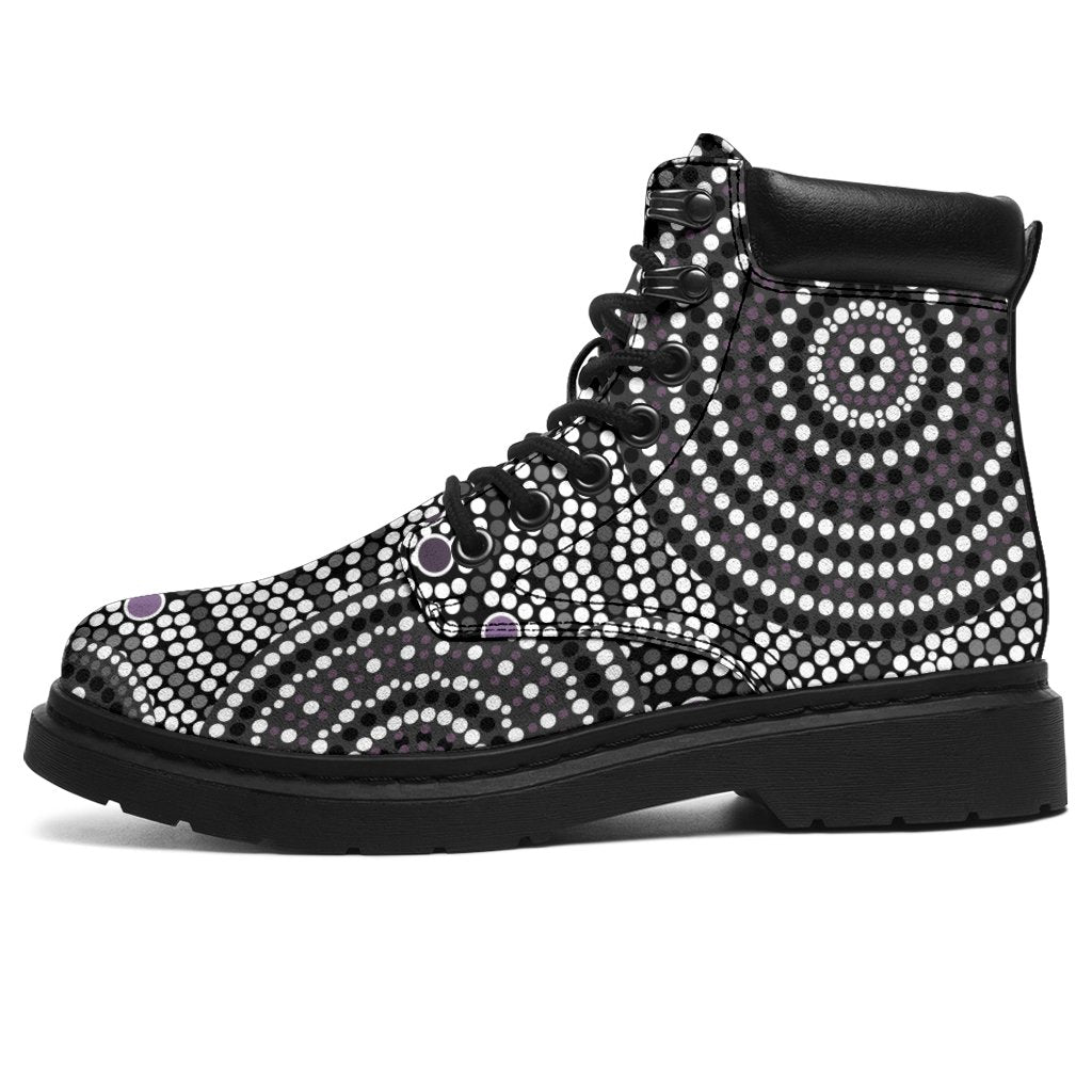 aboriginal-boots-circle-dot-painting-all-season-ver04
