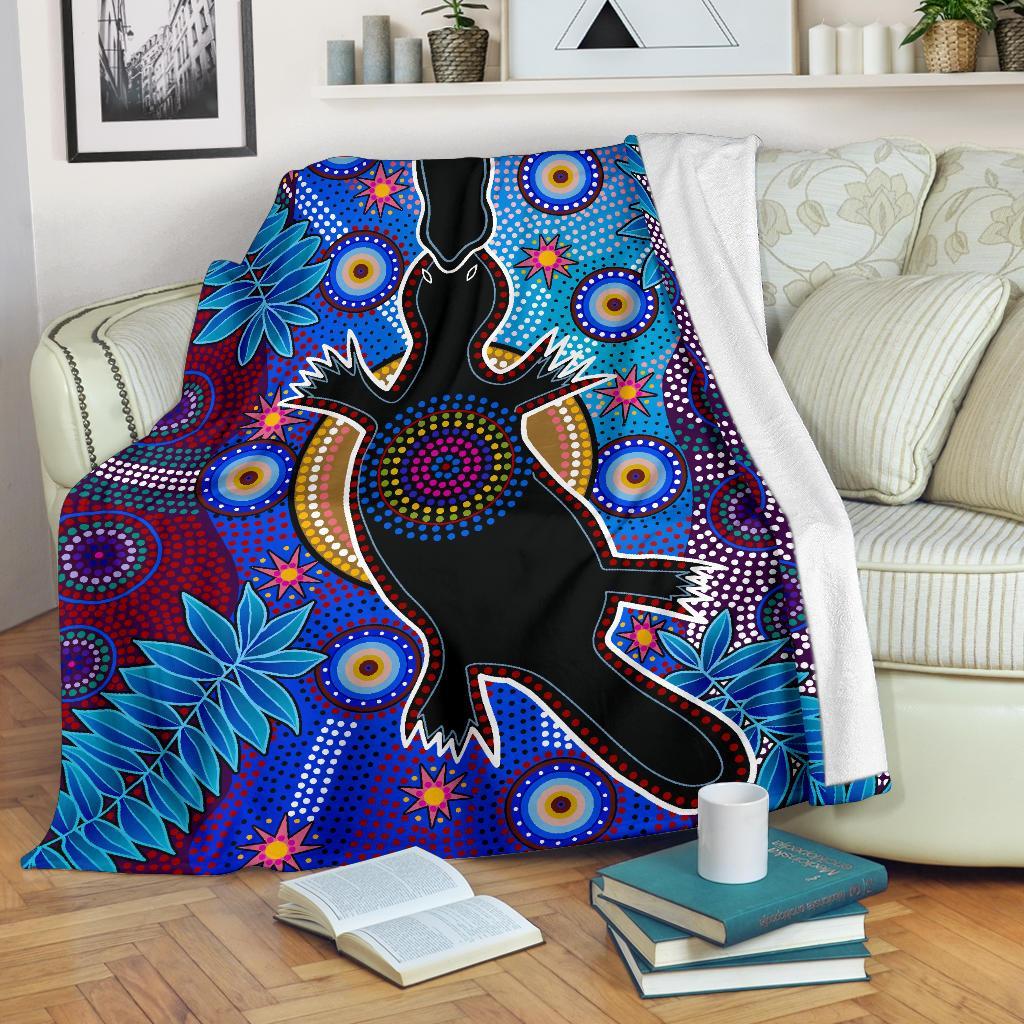 aboriginal-premium-blanket-indigenous-platypus