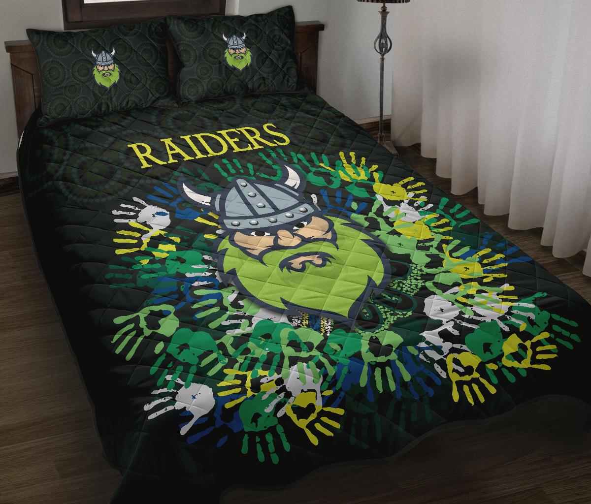 canberra-quilt-bed-set-raiders-viking-simple-indigenous