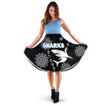 Cronulla Women's Dress Sharks Simple Indigenous - Black - Vibe Hoodie