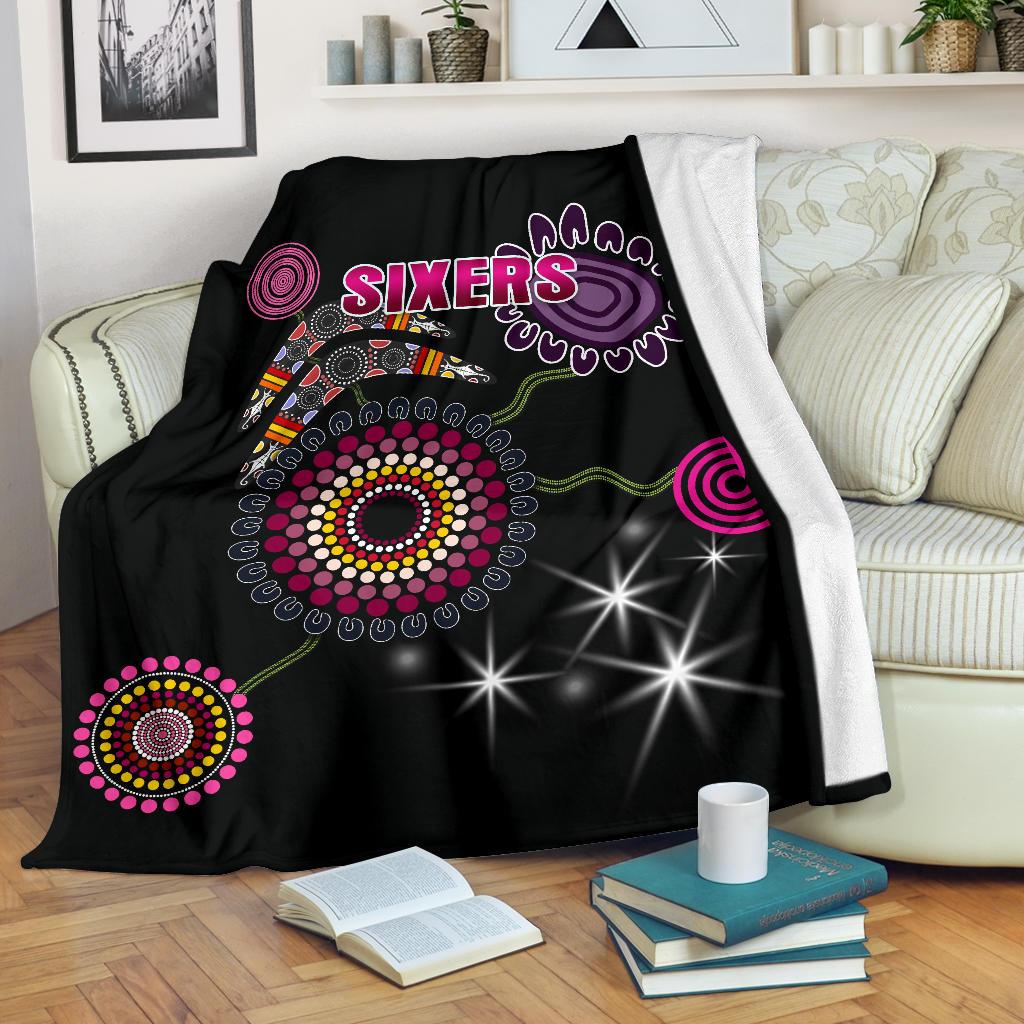sydney-premium-blanket-sixers-indigenous-black