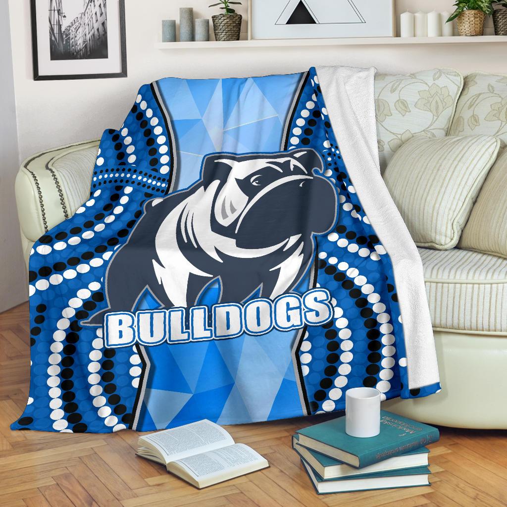 bulldogs-premium-blanket-indigenous-snappy