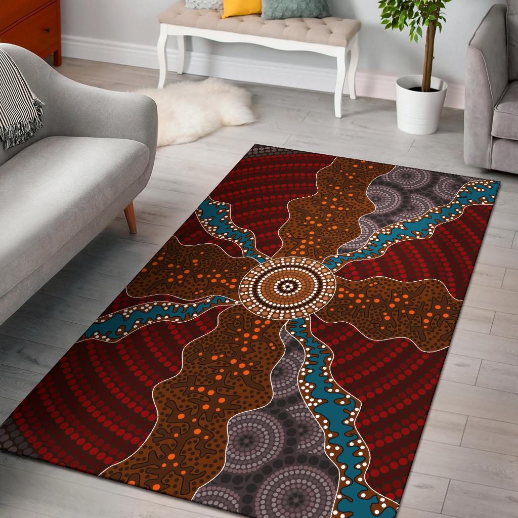 area-rug-aboriginal-dot-painting-rug-ver06