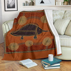 aboriginal-premium-blanket-indigenous-echidna