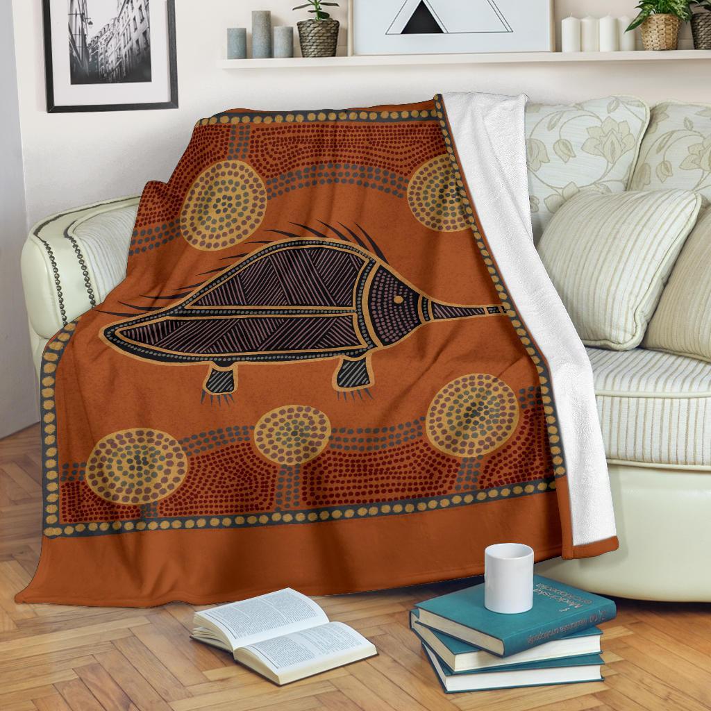aboriginal-premium-blanket-indigenous-echidna