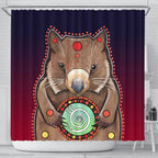 shower-curtain-wombat-shower-curtain-aboriginal-patterns