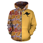 aboriginal-zip-up-hoodie-koala-lizard-kangaroo-symbol-australia