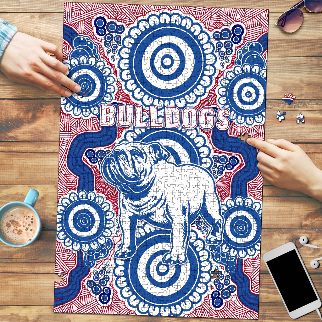 western-premium-wood-jigsaw-puzzle-bulldogs-simple-indigenous