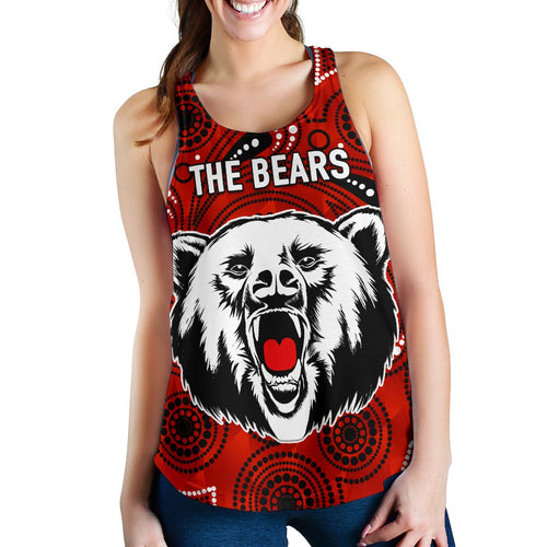 North Sydney Women's Racerback Tank The Bears Indigenous - Vibe Hoodie