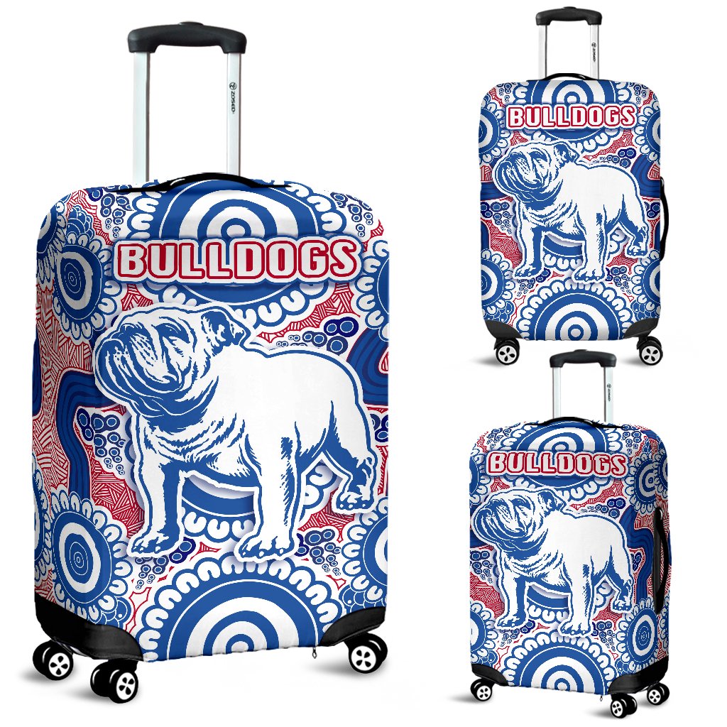 western-luggage-covers-bulldogs-simple-indigenous