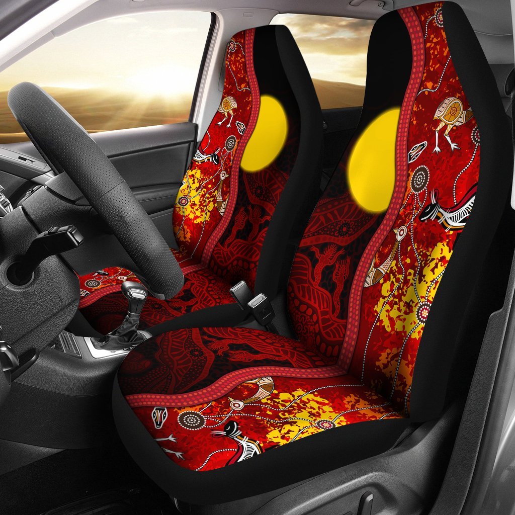 aboriginal-car-seat-covers-red-indigenous-flag