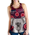 Reds Rugby Australian Women Racerback Tank Simple Indigenous Queensland - Vibe Hoodie
