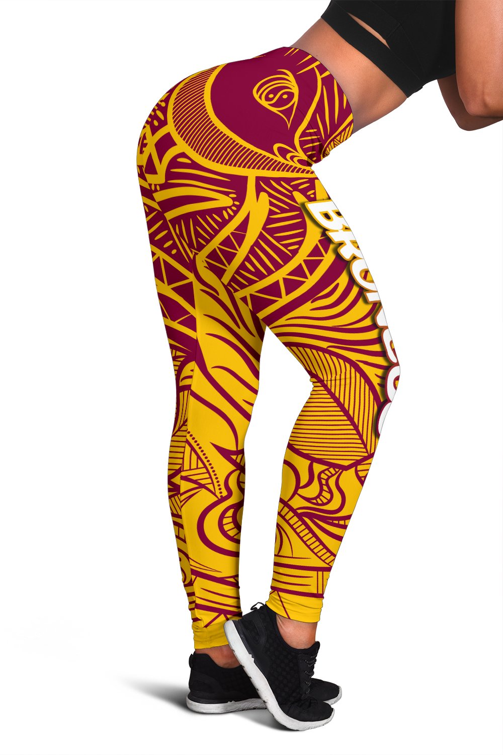 brisbane-broncos-womens-leggings-tribal-style