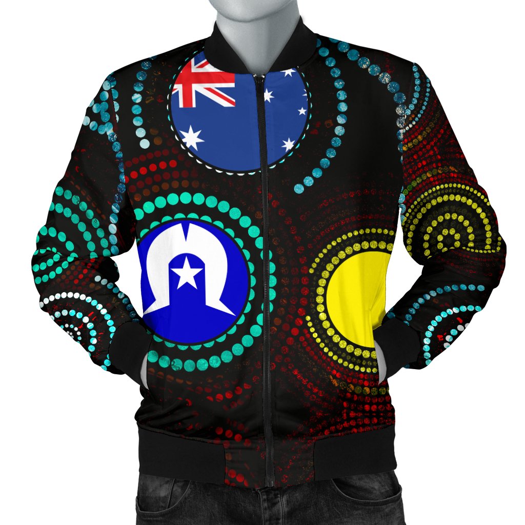mens-bomber-jackets-aboriginal-dot-painting-flag