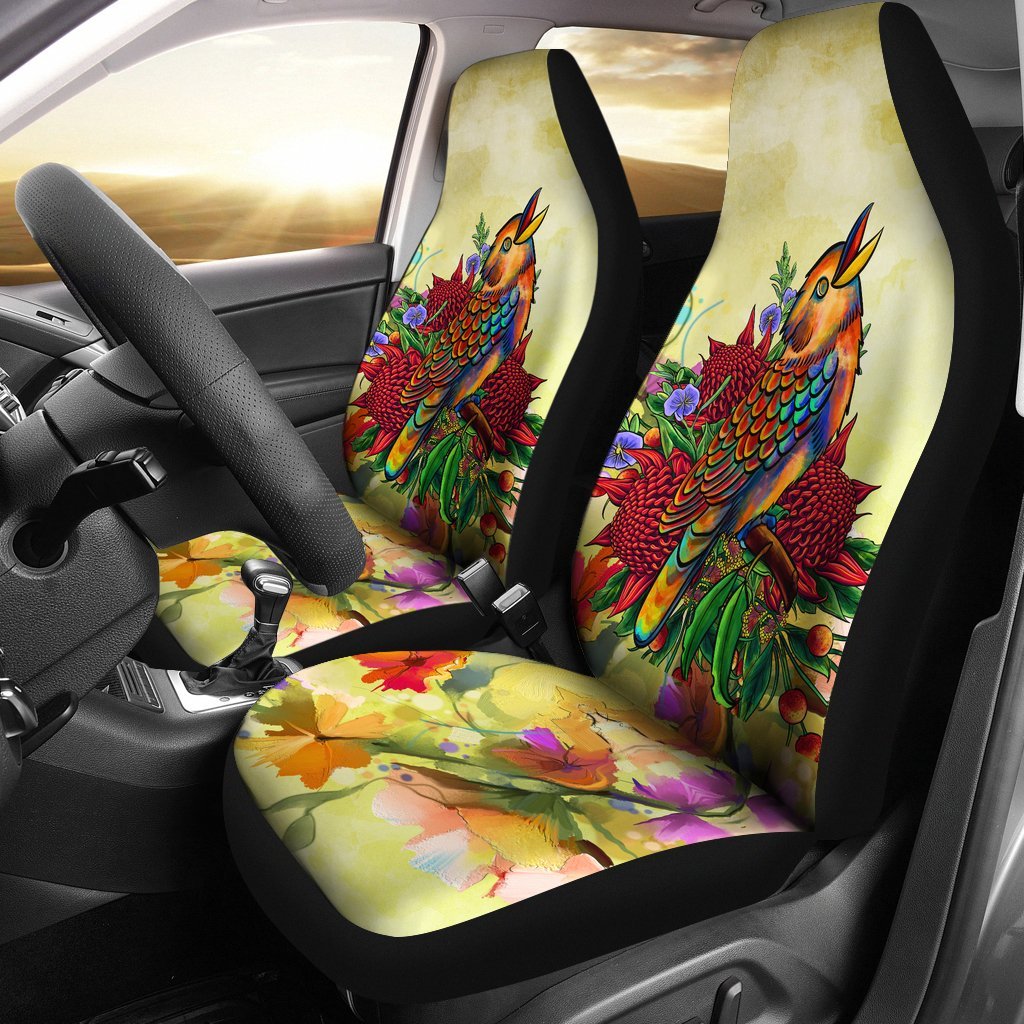car-seat-covers-australia-kookaburra-with-waratah