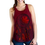 Canada Maple Leaf Dreamcatcher Women'S Racerback Tank - Vibe Hoodie