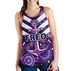 Fremantle Women Racerback Tank Dockers Indigenous Freo - Vibe Hoodie