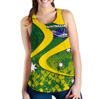 Racerback Tank - Australia National Color Tank Top - Women - Vibe Hoodie
