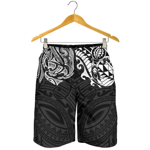 new-zealand-all-over-print-mens-shorts-maori-polynesian-tattoo-white
