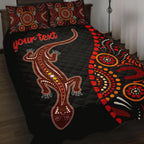 aboriginal-personalised-quilt-bed-set-aboriginal-lizard-with-dot-painting-pattern