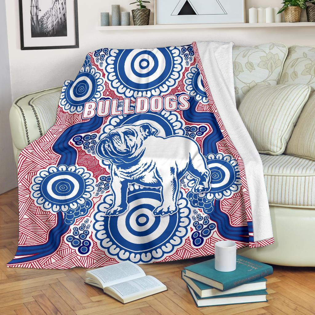 western-premium-blanket-bulldogs-simple-indigenous