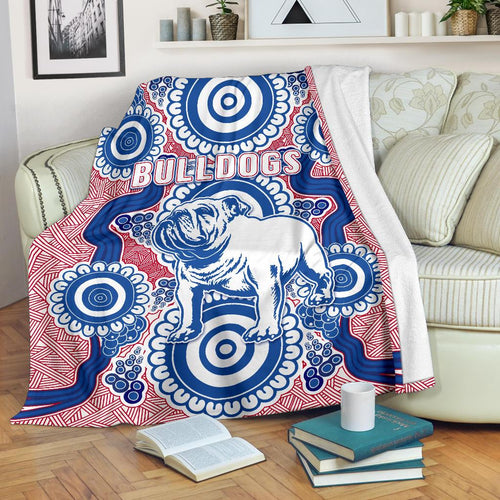 western-premium-blanket-bulldogs-simple-indigenous