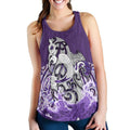 Maori Manaia The Blue Sea Racerback Tank, Purple - Vibe Hoodie