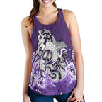Maori Manaia The Blue Sea Racerback Tank, Purple - Vibe Hoodie