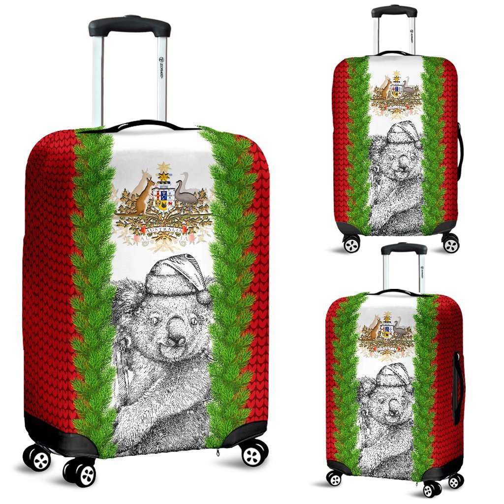 christmas-luggage-covers-australia-coat-of-arms-merry-christmas-koala
