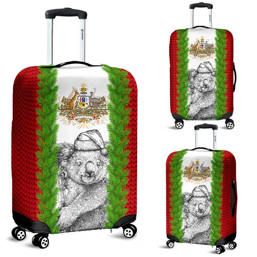 christmas-luggage-covers-australia-coat-of-arms-merry-christmas-koala