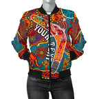 aboriginal-personalised-womens-bomber-jacket-indigenous-boomerang