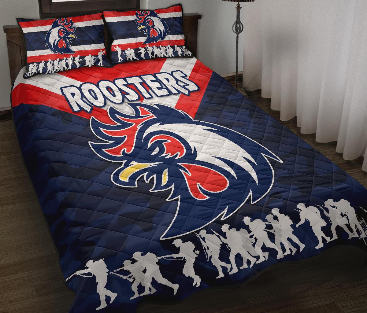 sydney-quilt-bed-set-roosters-anzac-style