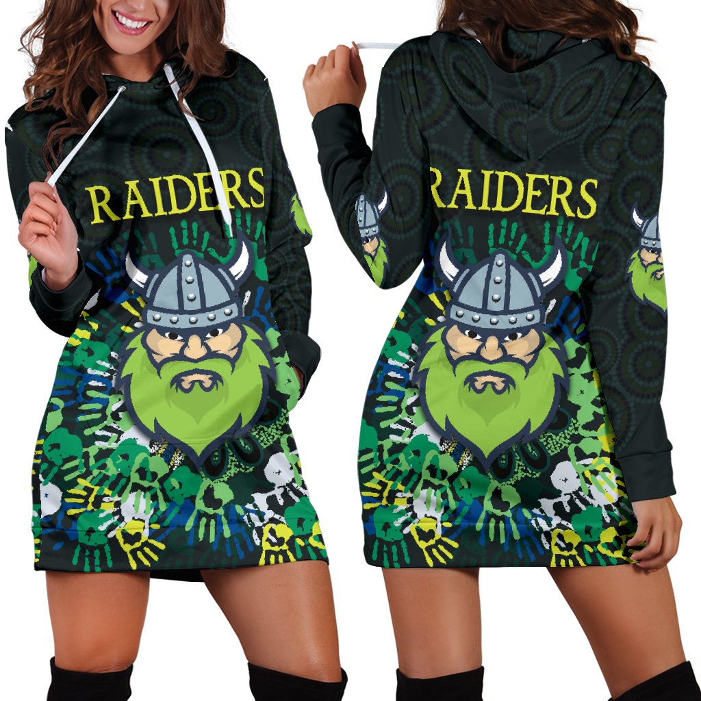 canberra-women-hoodie-dress-raiders-viking-simple-indigenous