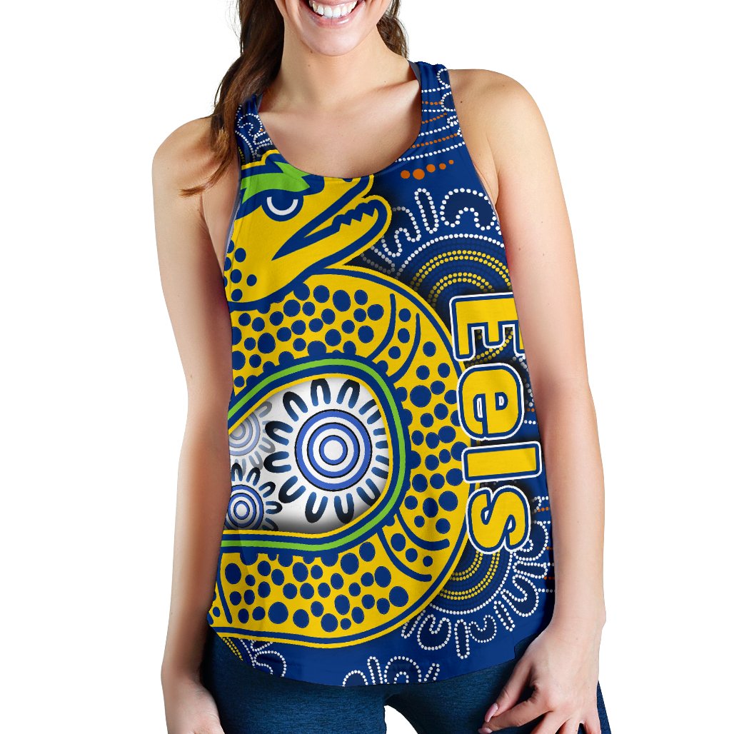 Parramatta Eels Women's Racerback Tank Indigenous - Vibe Hoodie