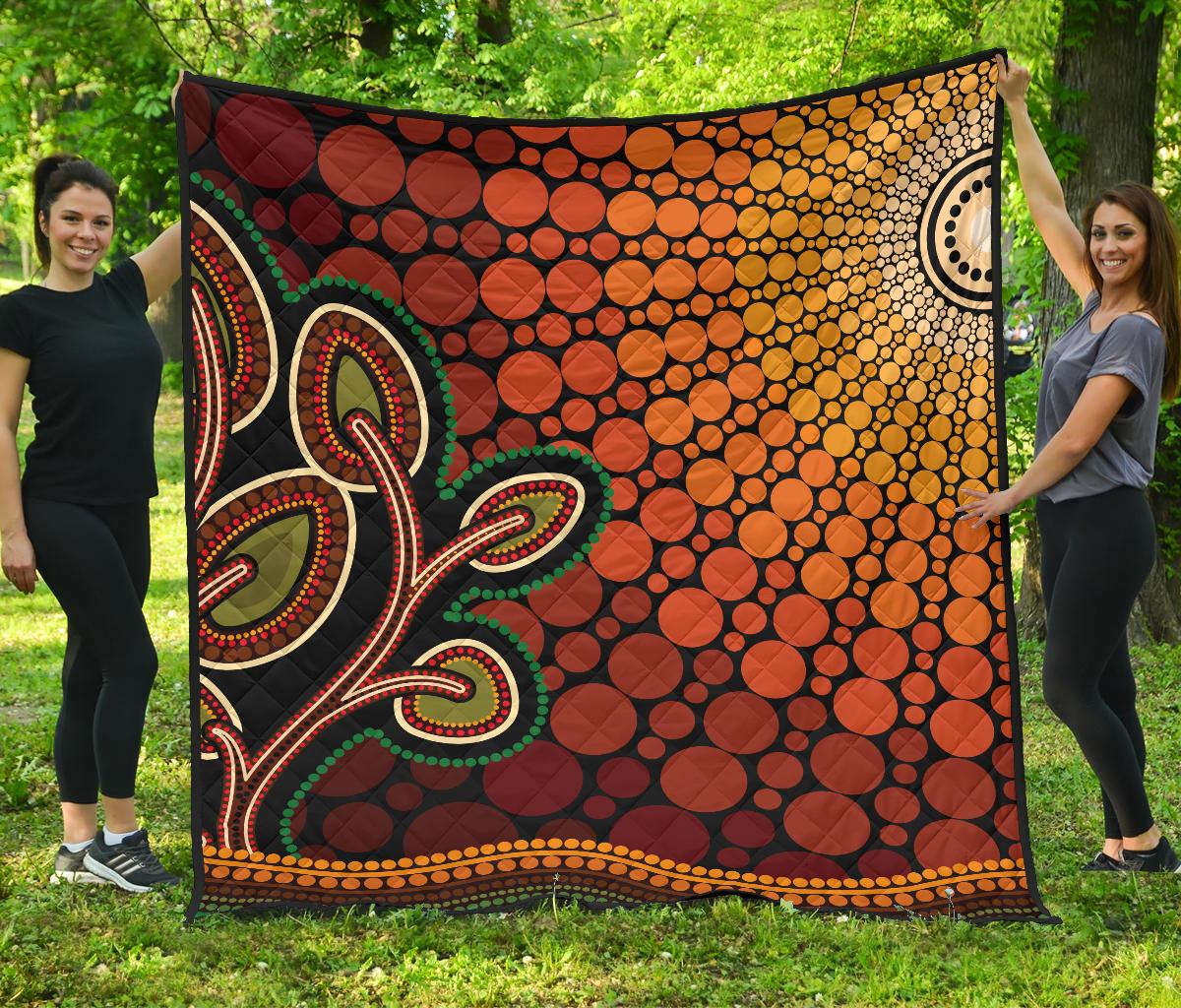 aboriginal-premium-quilt-australian-aboriginal-sunset